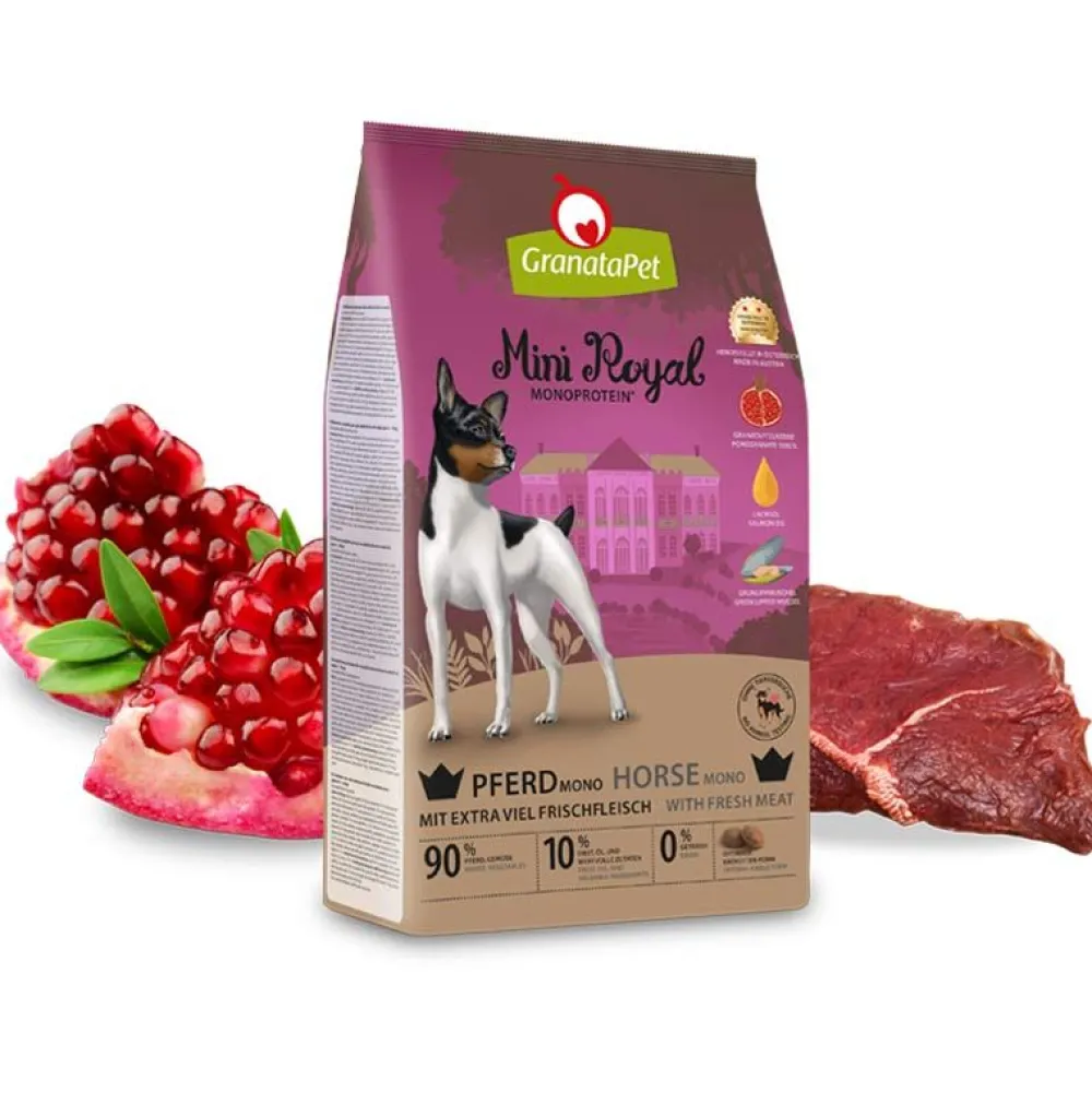 Granatapet>Futterfreund GranataPet Mini Royal Pferd Mono 1 kg