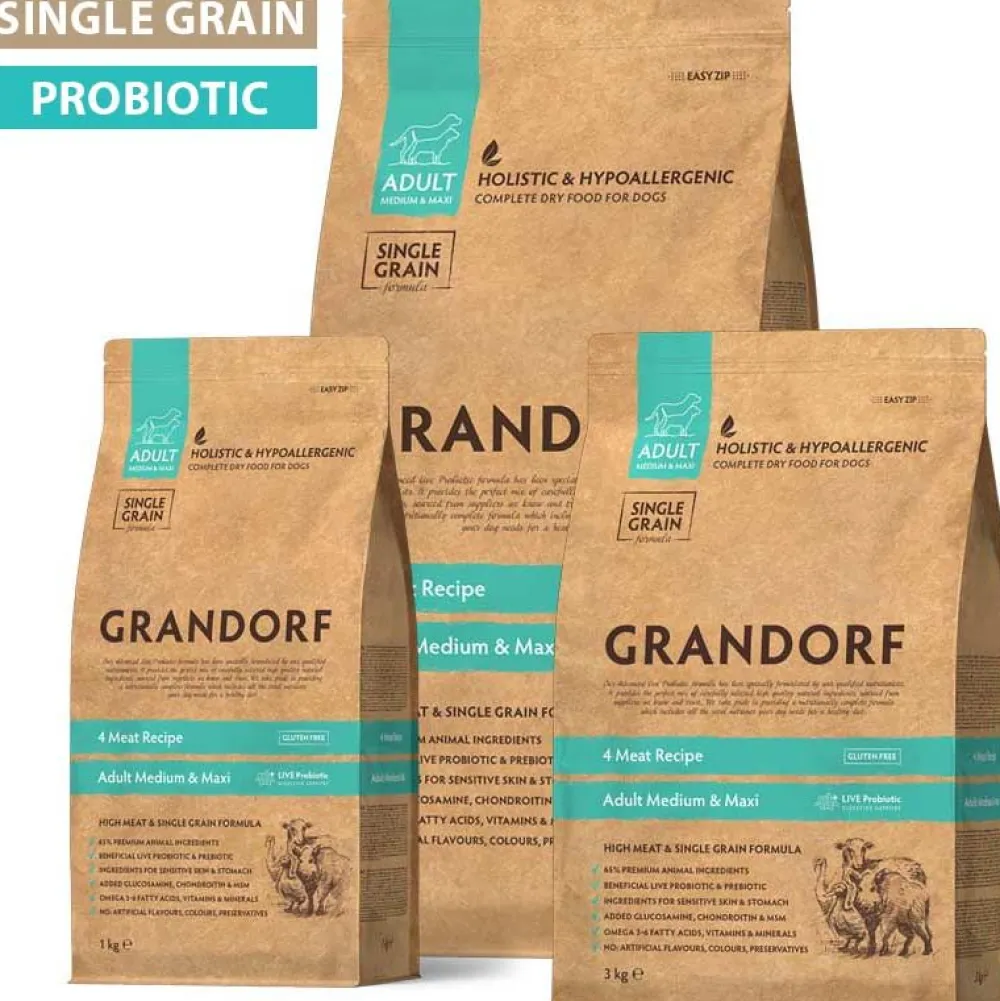 Grandorf>Futterfreund Grandorf Adult Medium-Maxi 4 Fleisch