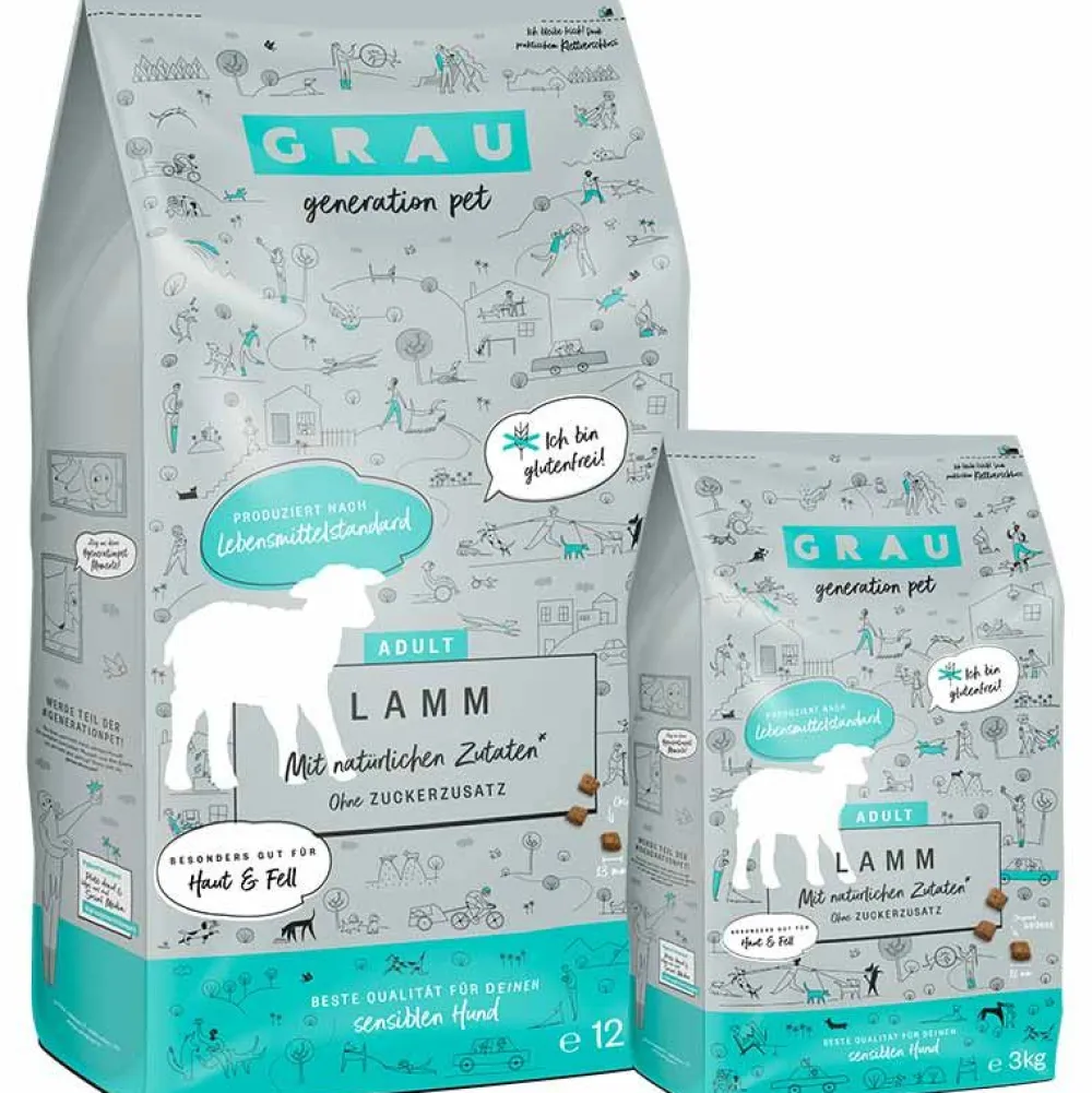 Grau>Futterfreund Grau Hund Adult Lamm