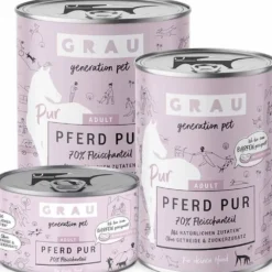 Grau>Futterfreund Grau Hund Adult Pferd Pur