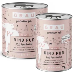 Grau>Futterfreund Grau Hund Adult Rind Pur