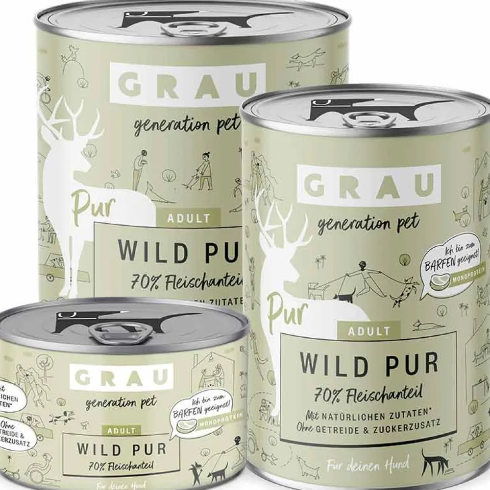 Grau>Futterfreund Grau Hund Adult Wild Pur