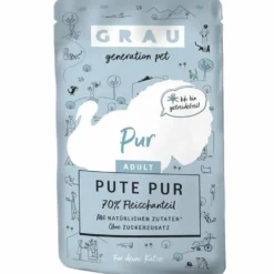 Grau>Futterfreund Grau Katze Adult Pouch Pute pur 125g
