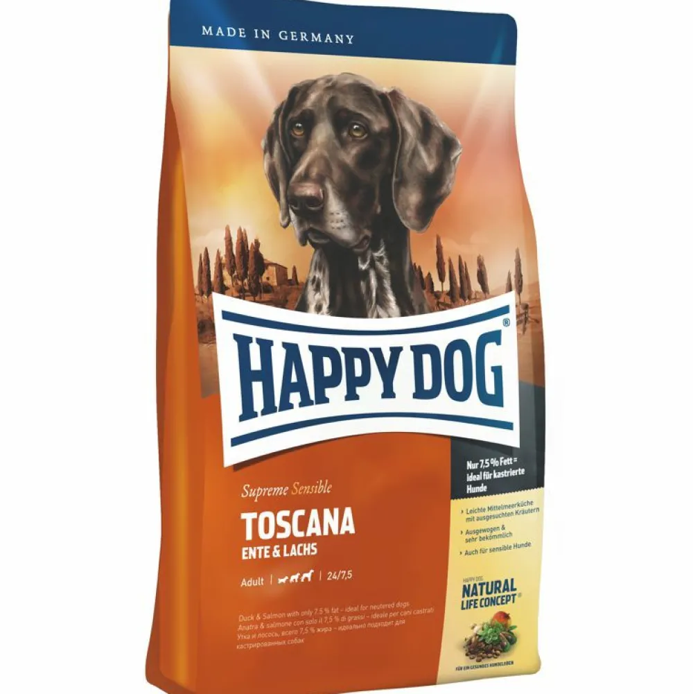 Happy Dog>Futterfreund Happy Dog Supreme Toscana Ente & Lachs