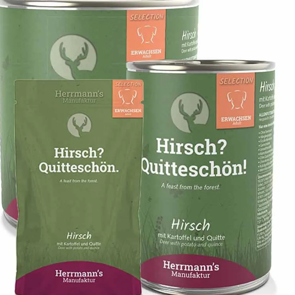 Herrmanns Selection>Futterfreund Herrmanns Selection Erwachsen Hirsch