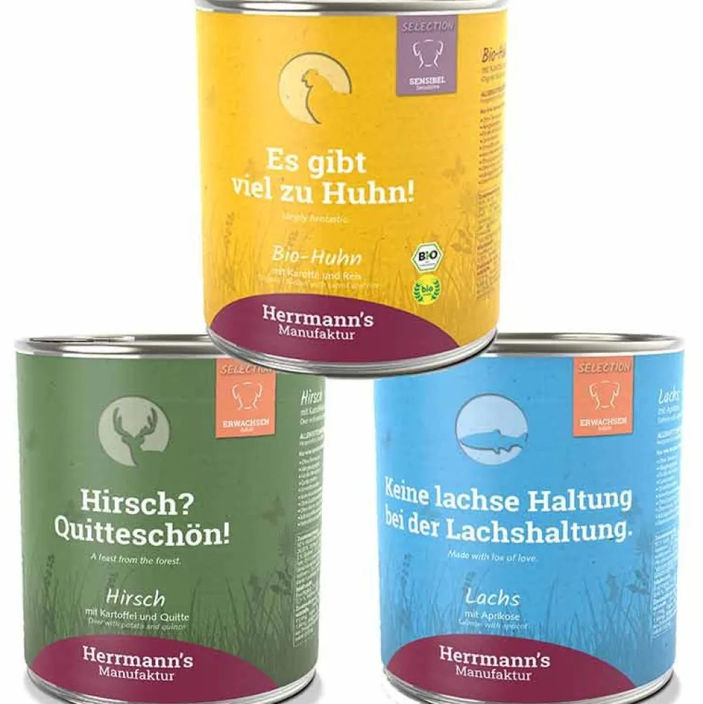 Herrmanns Selection>Futterfreund Herrmanns Selection Sparpaket MENÜ 800g