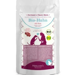 Herrmanns Manufaktur>Futterfreund Herrmanns Standbeutel Bio-Huhn mit Hirse 130g