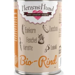Herzens Hund>Futterfreund HerzensHund Bio-Rind mit Bio-Gemüse