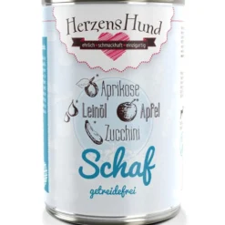 Herzens Hund>Futterfreund HerzensHund Schaf mit Apfel -getreidefrei-
