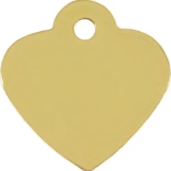 Adressanhänger|Adressanhänger Gravur>Futterfreund Herz Klein Gold