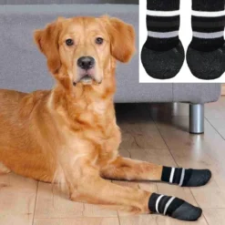 Pfotenpflege|Wundversorgung>Futterfreund Hundesocken, Anti-Rutsch, 2St., schwarz