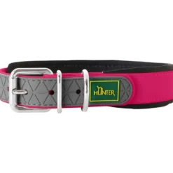 Halsbänder, Leinen & Geschirre>Futterfreund Hunter Halsband Convenience Comfort, himbeer