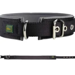 Halsbänder, Leinen & Geschirre>Futterfreund Hunter Halsband Neopren Reflect, schwarz/grau
