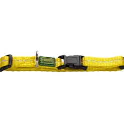 Halsbänder, Leinen & Geschirre>Futterfreund Hunter Halsung Tripoli Vario Basic, Nylon, reflekt, gelb