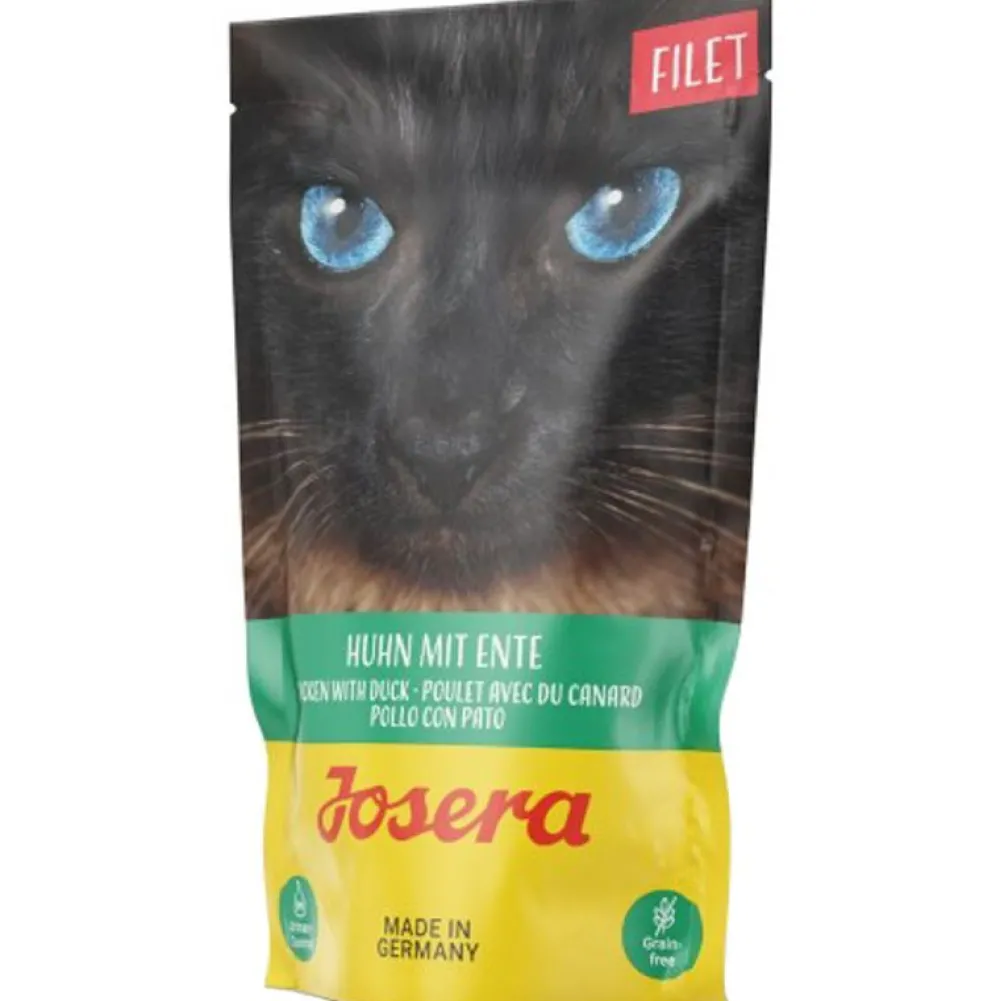 Josera>Futterfreund Josera Katze Filet Huhn mit Ente 70g