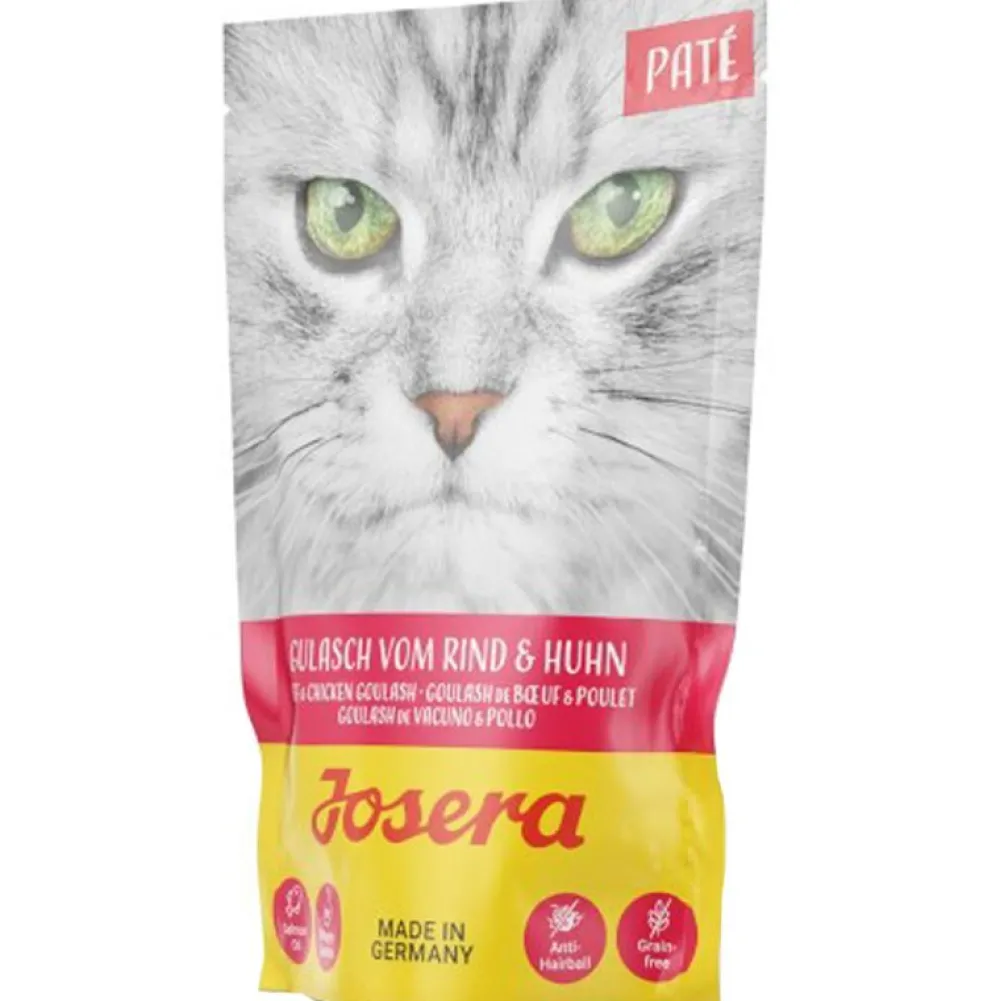 Josera>Futterfreund Josera Katze Pate Gulasch vom Rind und Huhn 85g