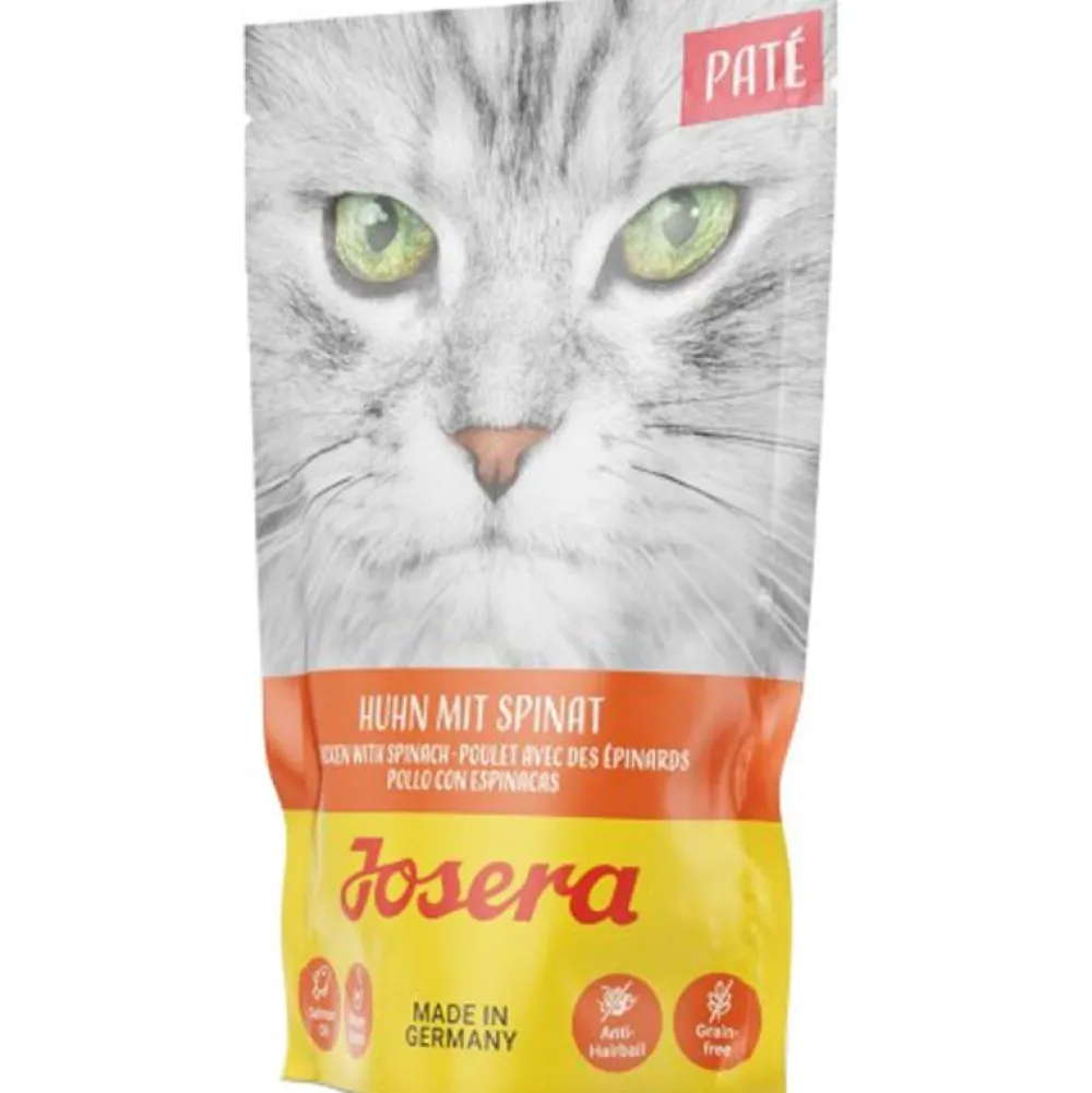 Josera>Futterfreund Josera Katze Pate Huhn mit Spinat 85g