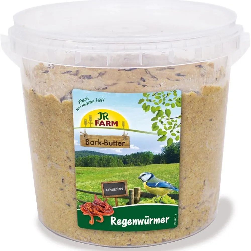 Wildvogelfutter>Futterfreund JR Farm Bark-Butter Regenwürmer 2 kg