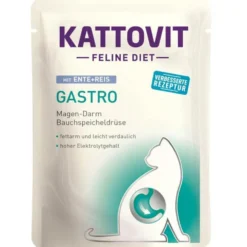 Kattovit>Futterfreund Kattovit Pouch Gastro mit Ente & Reis 85g