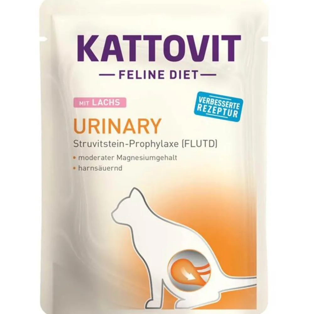 Kattovit>Futterfreund Kattovit Pouch Urinary mit Lachs 85g