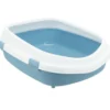 Katzentoiletten>Futterfreund Katzentoilette Primo XXL m. Rand, 56x25x71cm, blau/weiß