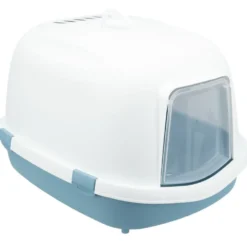 Katzentoiletten>Futterfreund Katzentoilette Primo XXL Top m. Haube, 56x47x71cm, blau/weiß