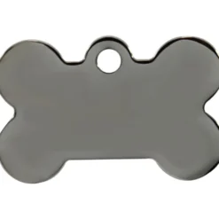 Adressanhänger|Adressanhänger Gravur>Futterfreund Knochen Klein Smokey