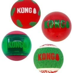 Sport & Training|Weihnachten>Futterfreund KONG Holiday Occasions Balls Md, 4 Stück