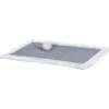 Kratzbretter>Futterfreund Kratzmatte Plüsch 55x35 cm, grau