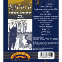 Henne Pet Food|Kronch>Futterfreund Kronch Kabeljau-Groschen 100g