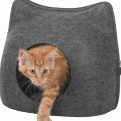 Katzen Schlafplatz>Futterfreund Kuschelhöhle Cat, 38 x 35 x 37 cm, anthrazit