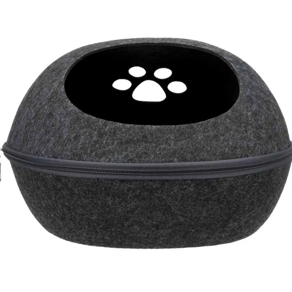 Katzen Schlafplatz>Futterfreund Kuschelhöhle Liva, 40 x 24 x 47cm, anthrazit