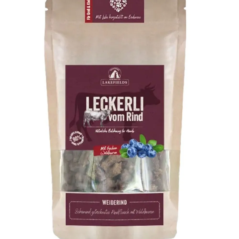 Lakefields|Lakefields>Futterfreund Lakefields Leckerli Trockenfleisch Weiderind 150g
