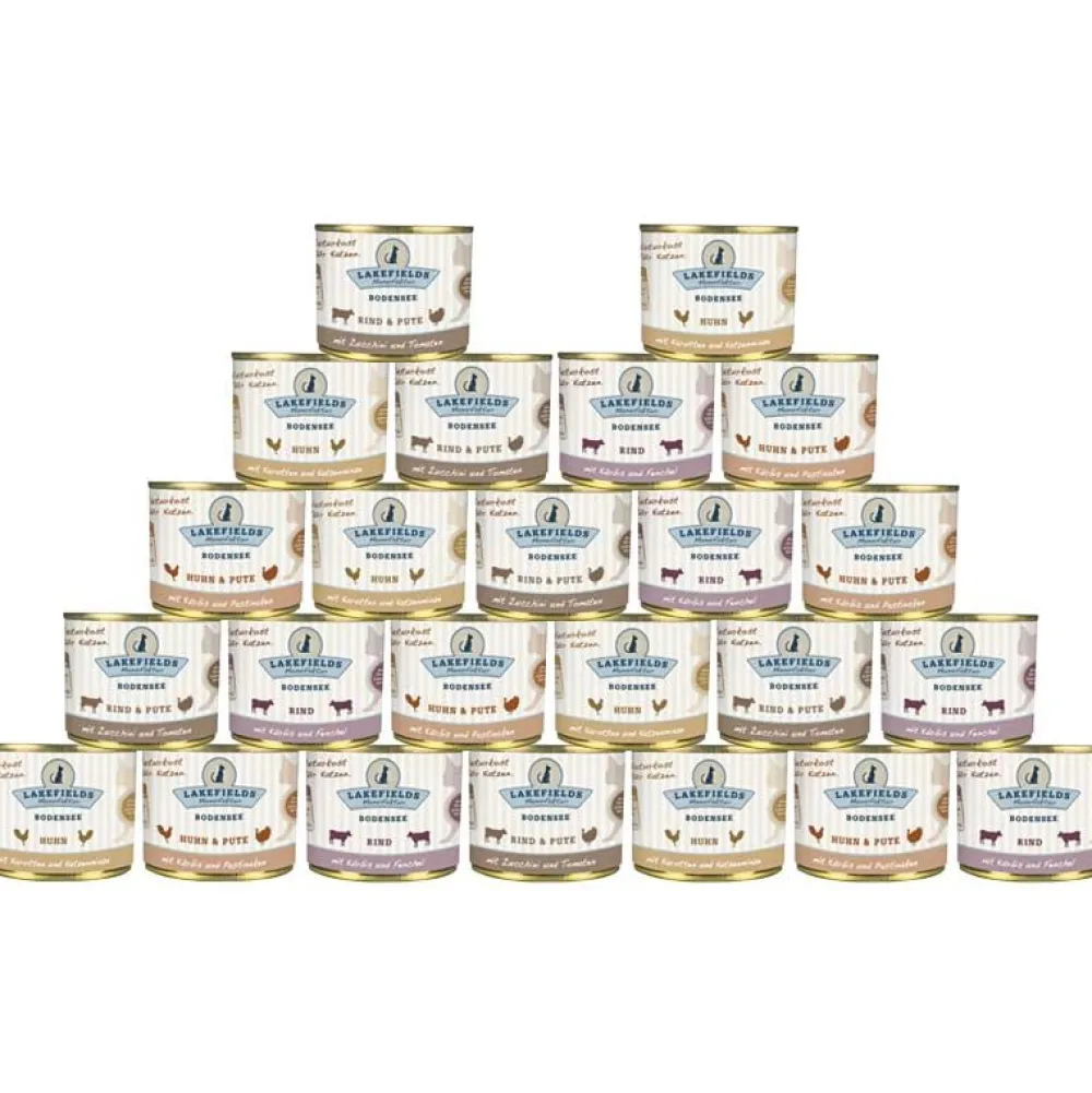 Lakefields>Futterfreund Lakefields Nassfutter Katze Vorteilspack 24 x 200g