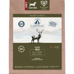 Lakefields>Futterfreund Lakefields Trockenfleisch-Menü kleine Hunde Wild 1 kg