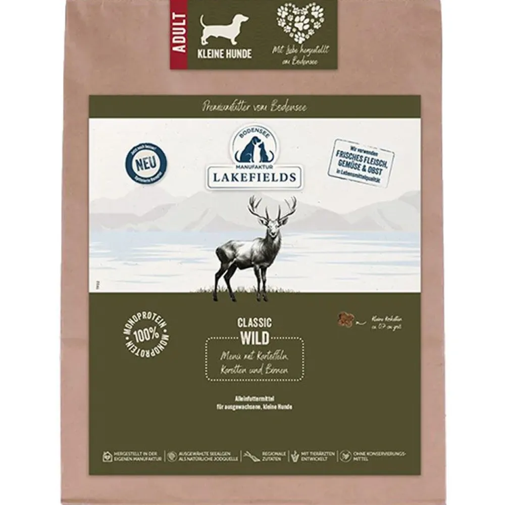 Lakefields>Futterfreund Lakefields Trockenfleisch-Menü kleine Hunde Wild 1 kg