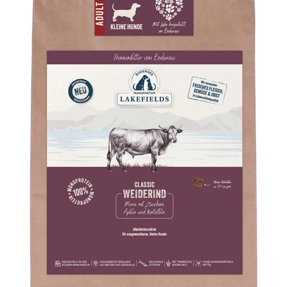 Lakefields>Futterfreund Lakefields Trockenfleisch-Menü kleine Hunde Rind 1 kg