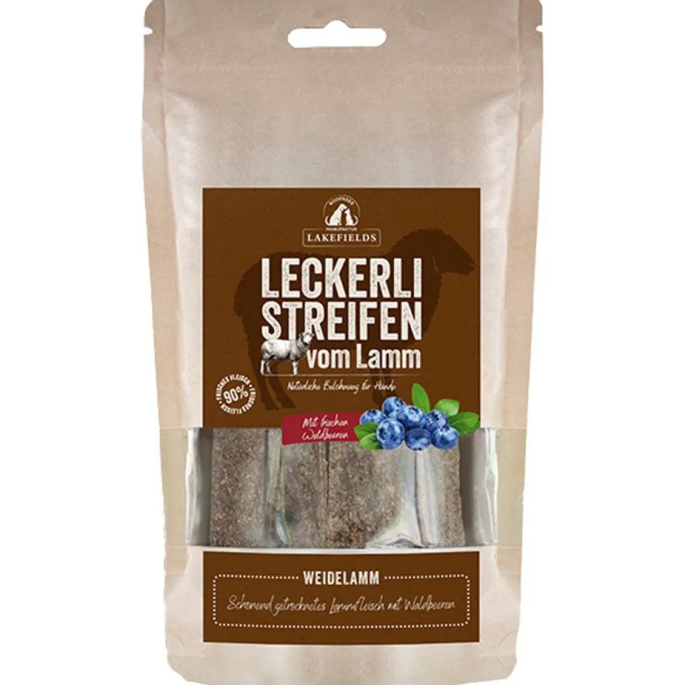 Lakefields|Lakefields>Futterfreund Lakefields Trockenfleischstreifen Weidelamm 150g