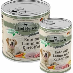 Landfleisch>Futterfreund Landfleisch pur Ente mit Lamm und Kartoffeln