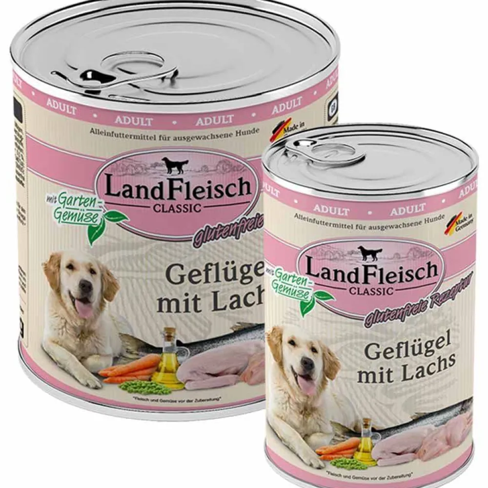 Landfleisch>Futterfreund Landfleisch pur Geflügel mit Lachs