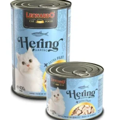 Leonardo>Futterfreund Leonardo Dose Hering + extra Filet