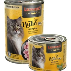 Leonardo>Futterfreund Leonardo Dose Huhn pur mit Spinat