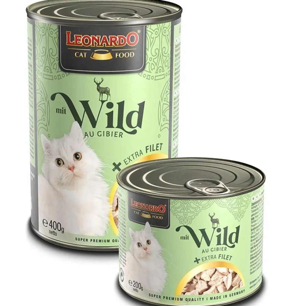 Leonardo>Futterfreund Leonardo Dose mit Wild + extra Filet