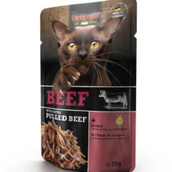 Leonardo>Futterfreund Leonardo Pouch Beef + extra pulled Beef 70g