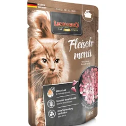 Leonardo>Futterfreund Leonardo Pouch Fleischmenü 85g