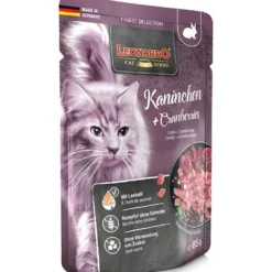 Leonardo>Futterfreund Leonardo Pouch Kaninchen + Cranberries 85g