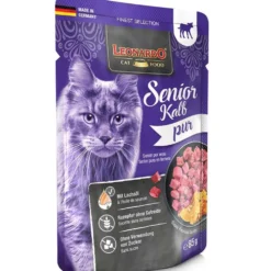 Leonardo>Futterfreund Leonardo Pouch Senior Kalb pur 85g