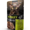 Leonardo>Futterfreund Leonardo Pouch Turkey + extra pulled Beef 70g