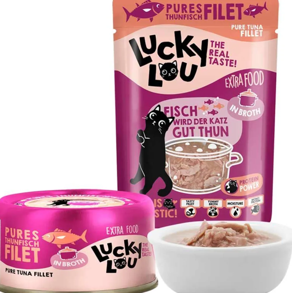 Lucky Lou>Futterfreund Lucky Lou Extrafood Thunfischfilet in Broth