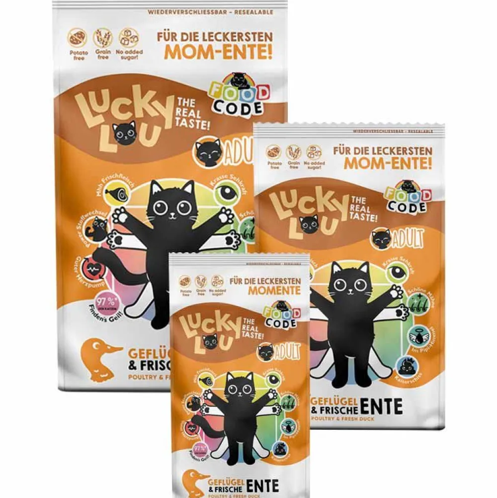 Lucky Lou>Futterfreund Lucky Lou Food Code Lifestage Adult Geflügel + Ente